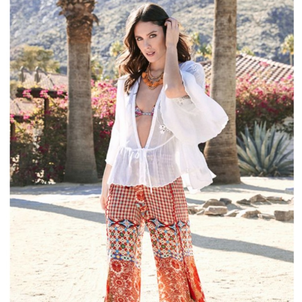 Johnny Was Lance Ruffle kimono